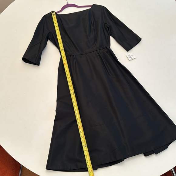 Vintage 1955 Leslie Fay original Audrey Hepburn classic cocktail dress S - Picture 7 of 11
